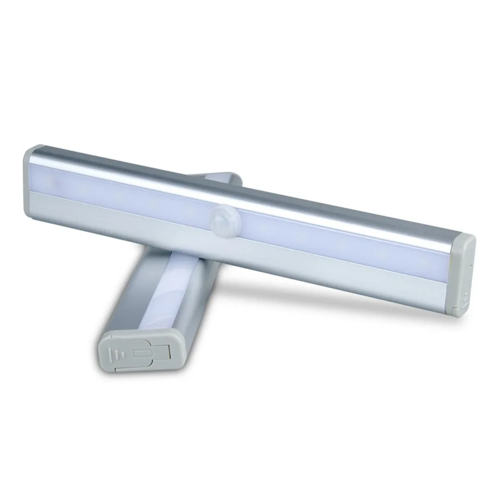 

LED Night Light Lamp with Motion Sensor Battery Power Nightlights Wireless Luminaria for Closet Wardrobe Cabinet Stairs Bedroom