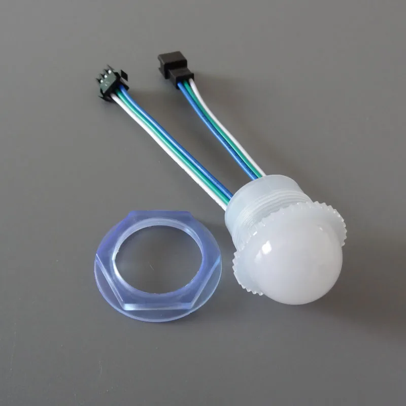 26 мм WS2811 светодиодный модуль пиксела 3 шт 5050 SMD RGB 0 72 W DC12V вход матовое покрытие
