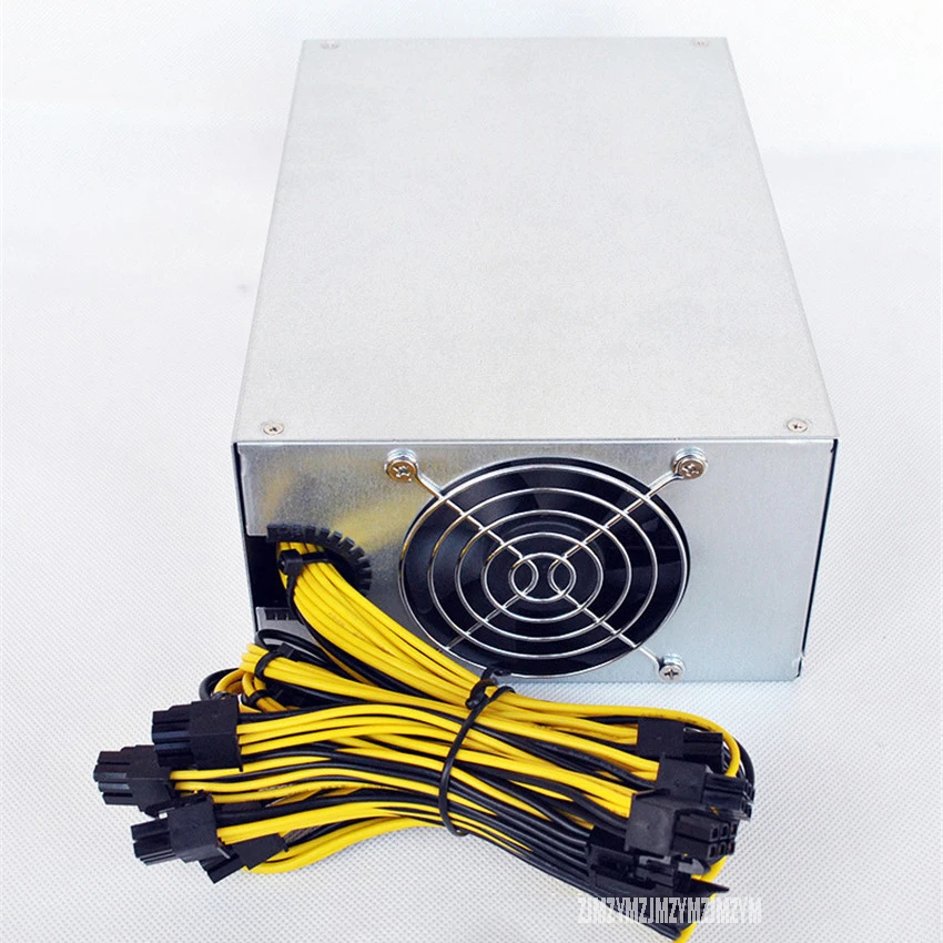 

SK1800 1800W Mining Machine Power Supply With EMC Two 8CM Fans Active PFC For All Kind of Bitcoin Machine S9 L3 + D3 R4 A7 E9