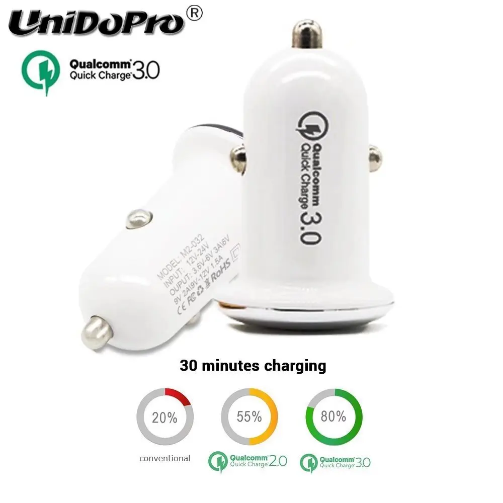 Quick charge QC 3.0 5 В 3A Smart быстрый автомобиль Зарядное устройство для iphone с разъёмом