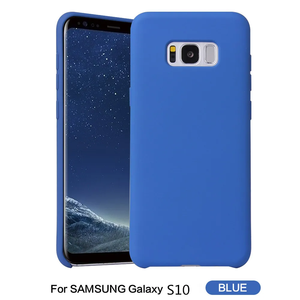 Чехол для samsung S10 чехол жидкостный Мягкий силиконовый чехол для samsung S10 S10 плюс S10e прочный армированный чехол для телефона чехол для S10 чехол для телефона