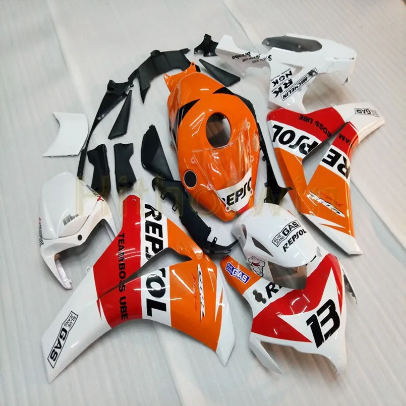 Изготовленный на заказ товар для мотоцикла CBR1000RR 2008 2009 2010 2011 CBR 1000 RR Обтекатели +