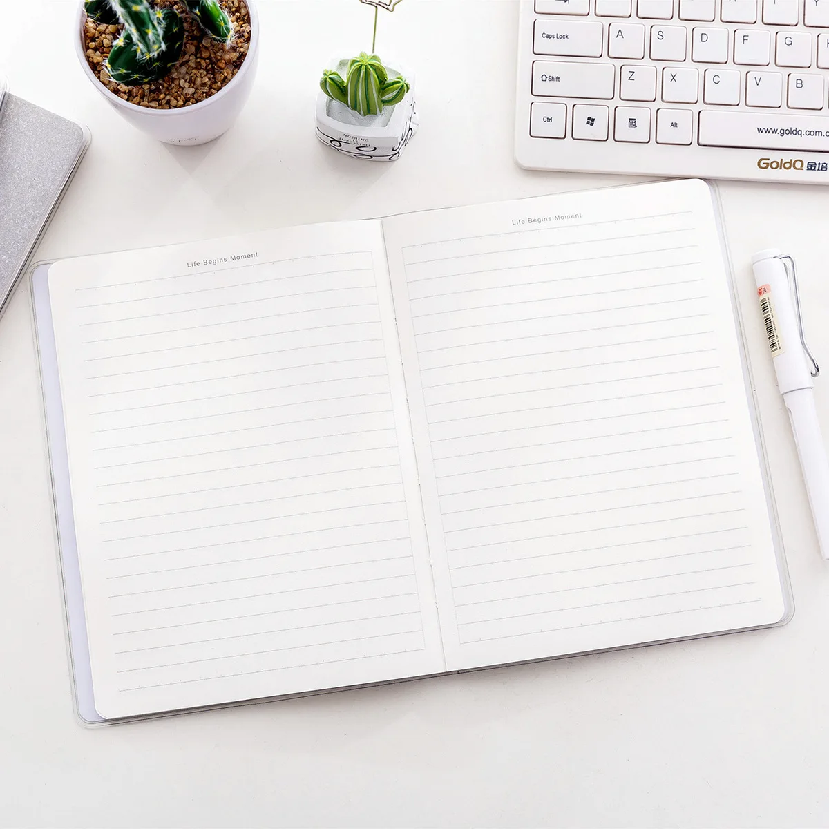 

K&KBOOK 2018 Notebook Stationery Notebook Thickening Rubber Set Remember Diary Notebook You Student Small Fresh Line Notebook