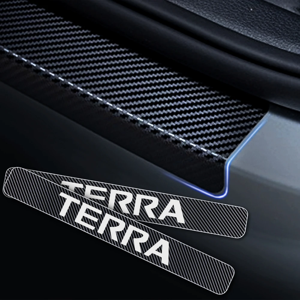 Виниловая наклейка для Nissan Terra Накладка на порог двери автомобиля 4D Аксессуары