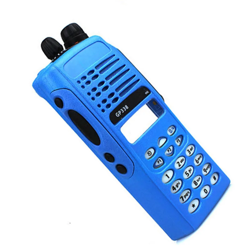 Blue Complete Radio Service Parts Front Case Housing Cover Refurb Kit for Motorola GP338 GP380 PTX760 Walike Talkie | Мобильные