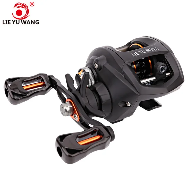 LIEYUWANG 10+1BB Ball Bearings Left/Right Hand BaitCasting Fishing Reel 6.3:1 Gear Ration High Speed Reels Magnetic Brake Pesca | Спорт и
