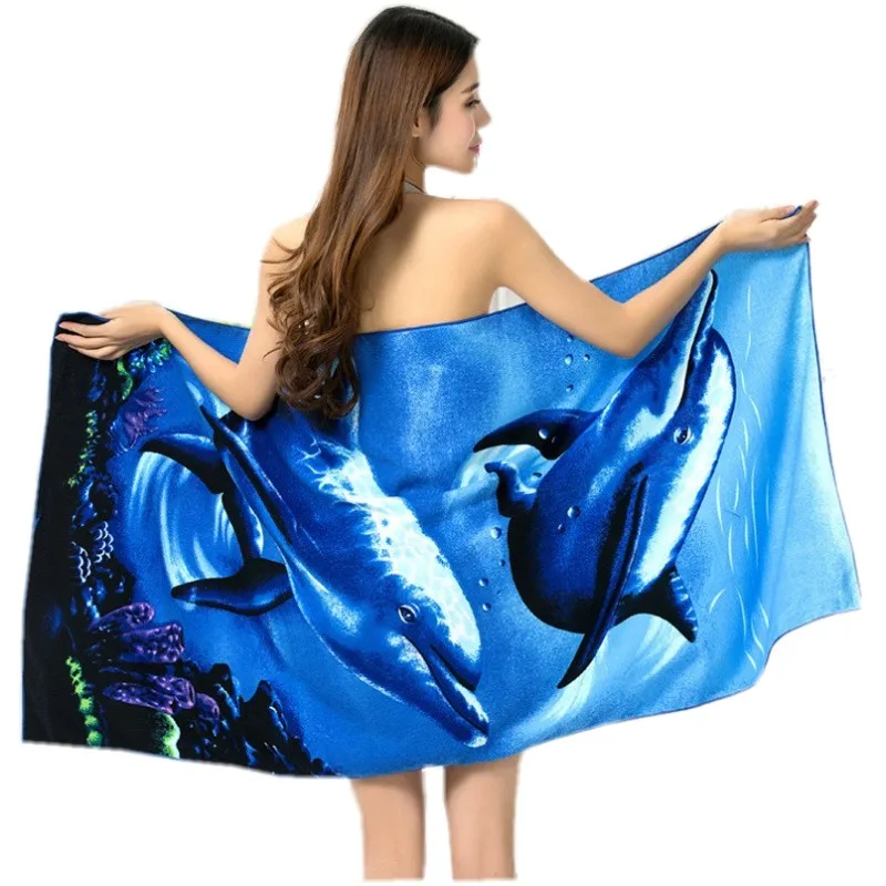 140 * 70cm Fashion Female Creative Home Sweat Fine Fiber Towel Bath Spa Party Sports Beach Swimming Super Absorbent | Дом и сад