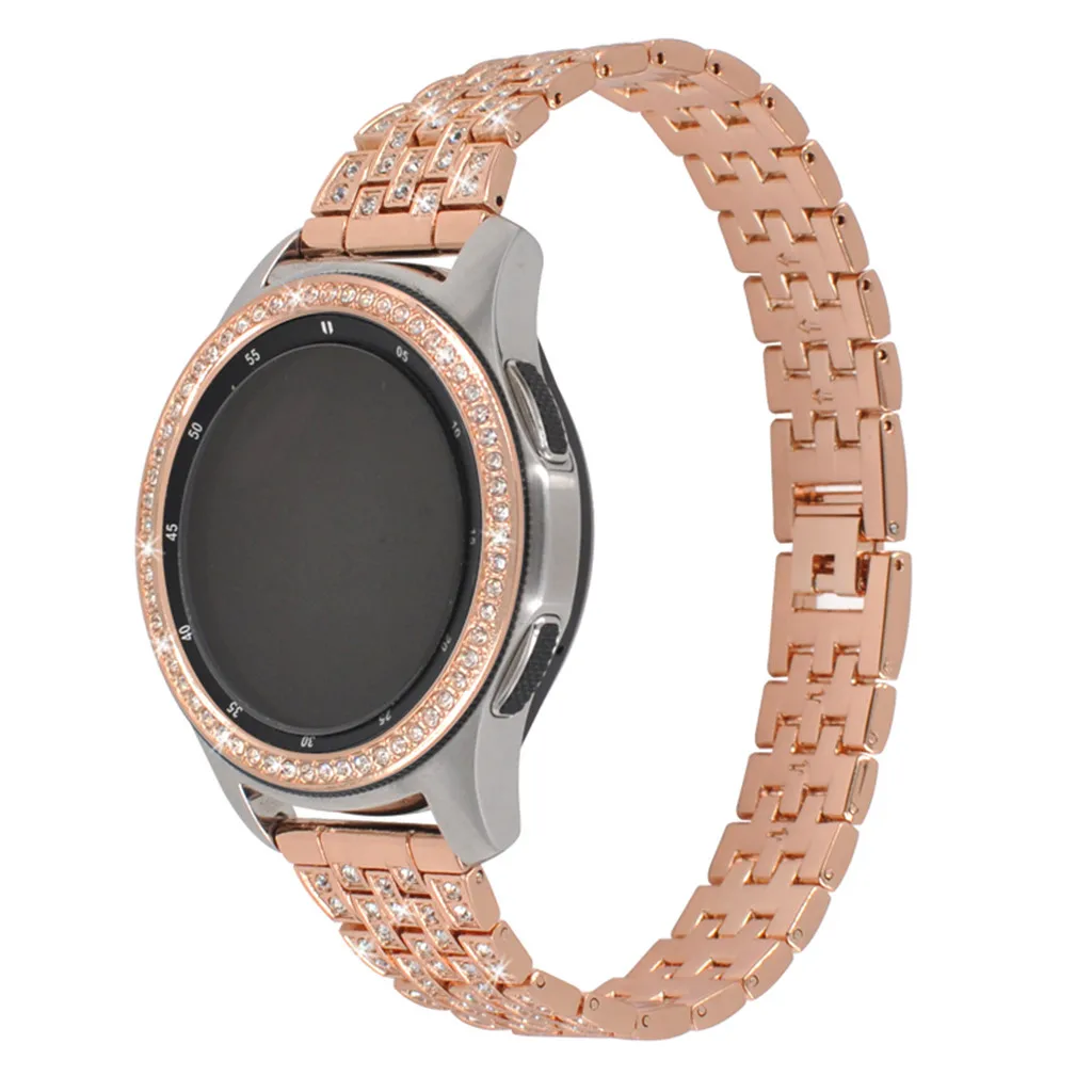 2 шт. для samsung Galaxy Watch 46 мм, драгоценный камень кольцо клеющаяся крышка против царапин металлические часы из нержавеющей стали аксессуары украшения