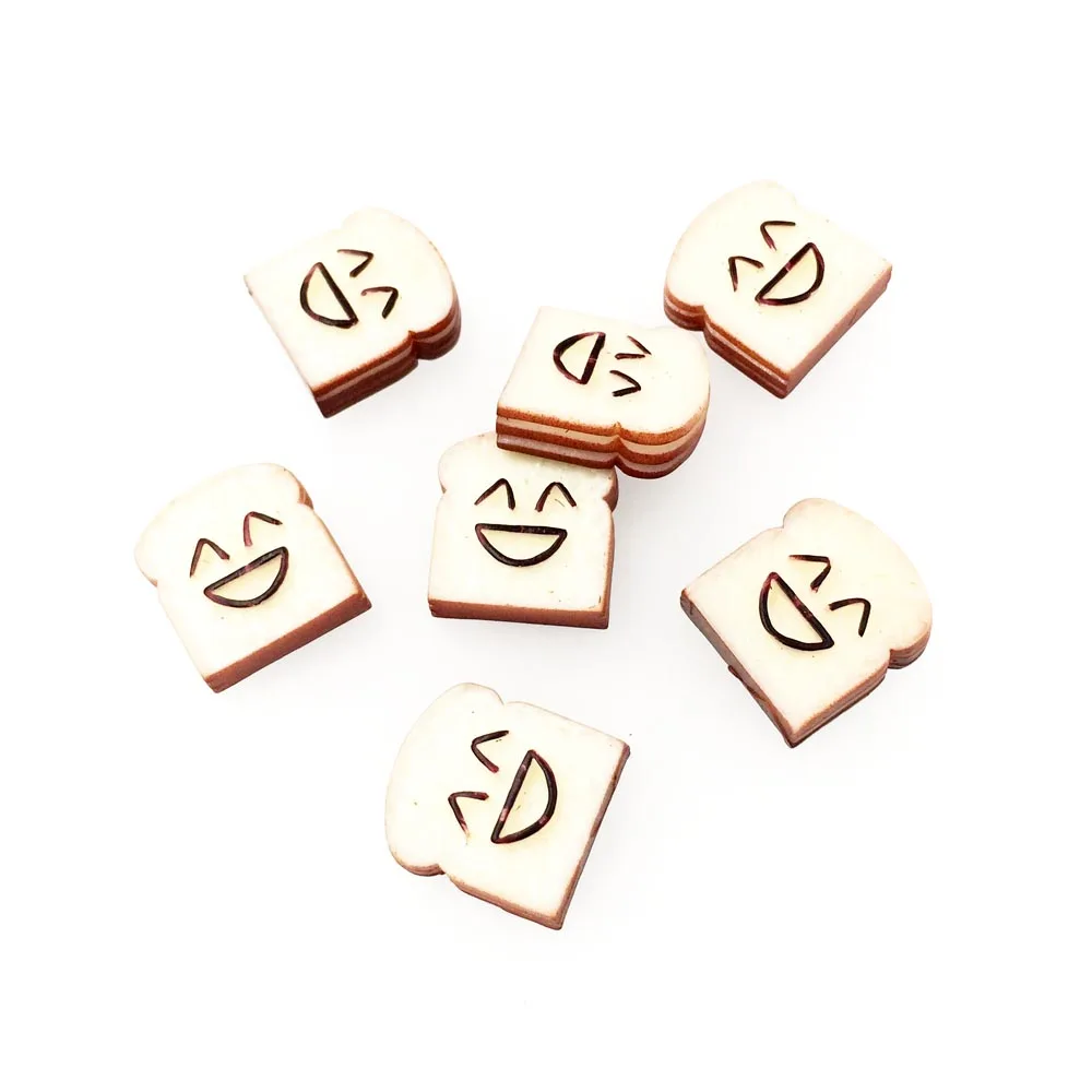 10 шт. милая миниатюрная пищевая Смола сделай сам кабошон с плоской спинкой для