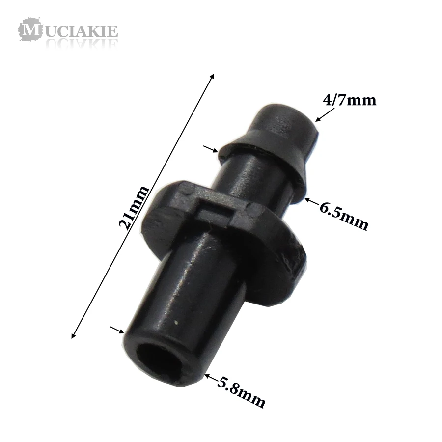 Муфта для микрополива MUCIAKIE переходник шланга 50 шт. OD-6.0mm x 1/4 дюйма | Дом и сад