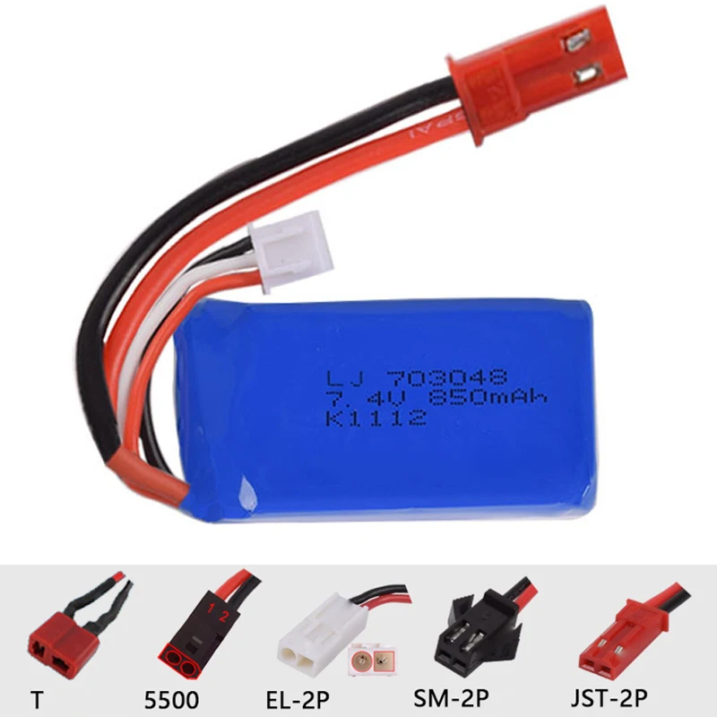 7 4 v 850mAh 703048 Аккумулятор для беспилотника MJX RC X600 6 осевой самолет WLTOYS вертолет UDIR/C