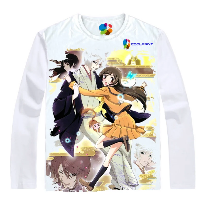 Coolprint Футболка с изображением в стиле аниме Kamisama Поцелуй футболки для женщин