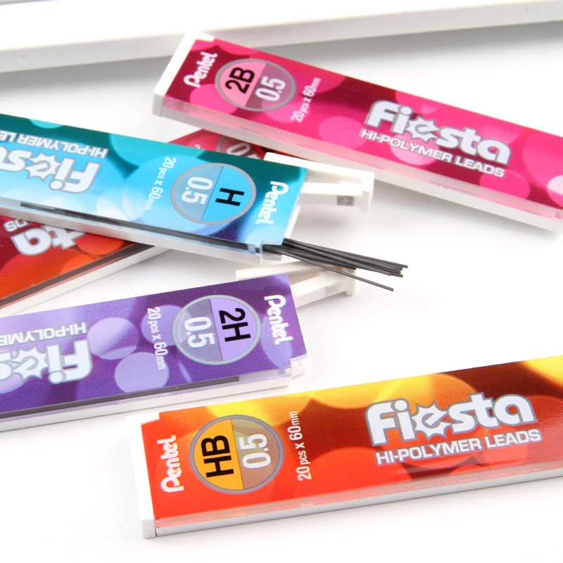 Pentel C235 Ain Hi Polymer 0 5 мм сменные наконечники для механического карандаша супер