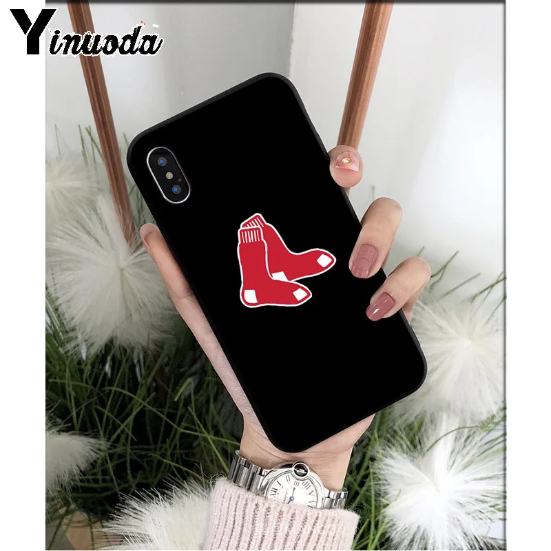 Yinuoda New York Yankees Boston Red Sox бейсбольный Мягкий ТПУ чехол для телефона iPhone X XS MAX 6 6s 7 7plus 8 8Plus 5 5S SE XR