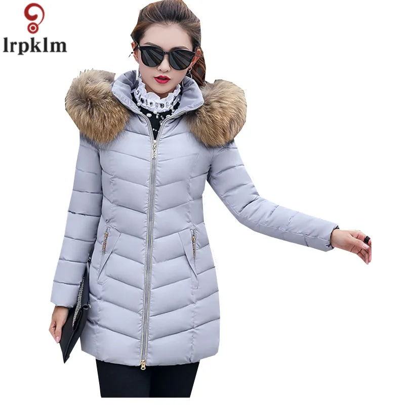 Женские зимние куртки 2018 новые длинные ватные пальто для женщин плюс размер 4XL с