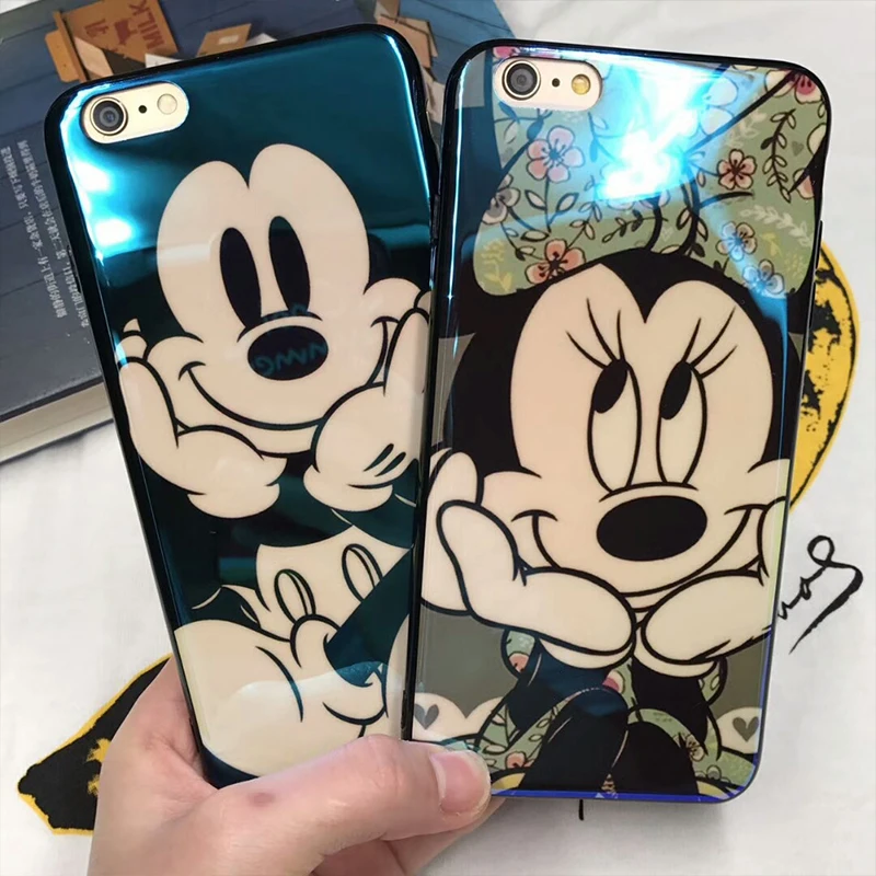 Моды Blu Ray Микки мобильный Телефонные Чехлы для iPhone X 6 7 8 6S плюс задняя крышка