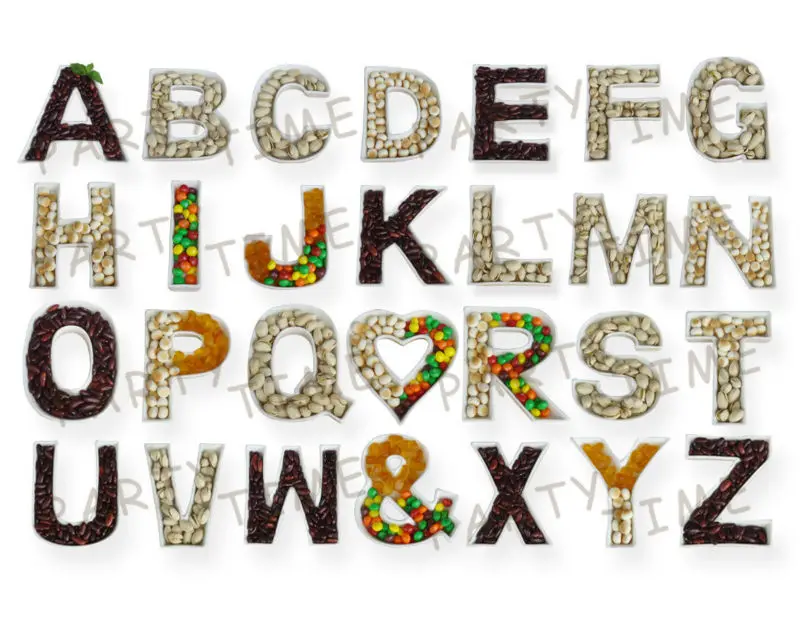 Керамические тарелки в форме букв Z форма блюдо алфавитной формы десерт | Дом и