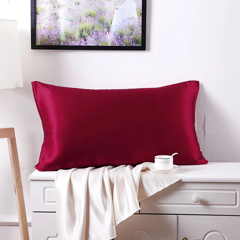 100% натуральный шелк тутового шелка Наволочка на молнии чехол s для подушки