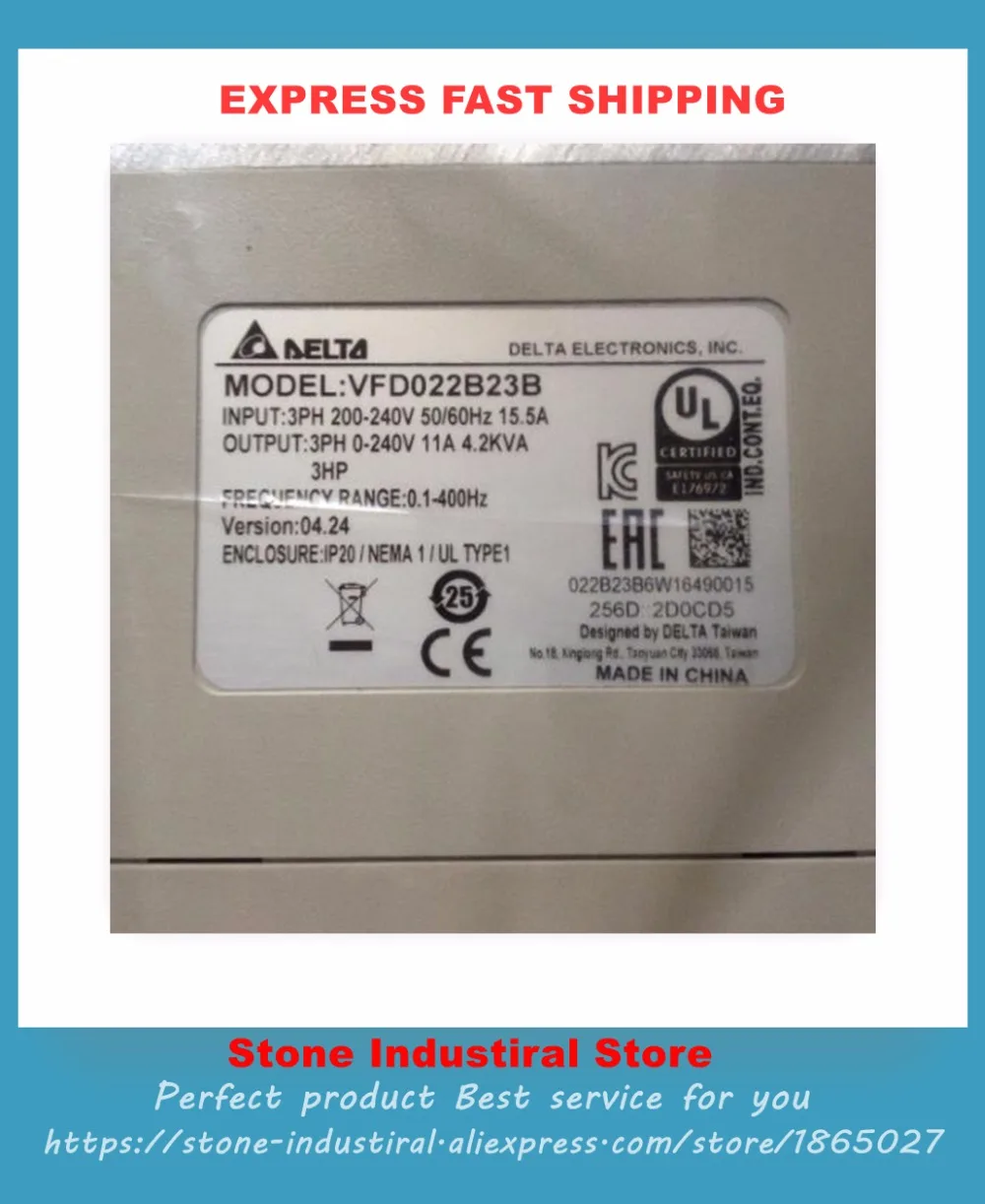 VFD022B23B Delta Inverter 3 Phase 220V 2.2KW New Original Boxed VFD AC Motor Drive 3HP 2200W In Stock | Обустройство дома