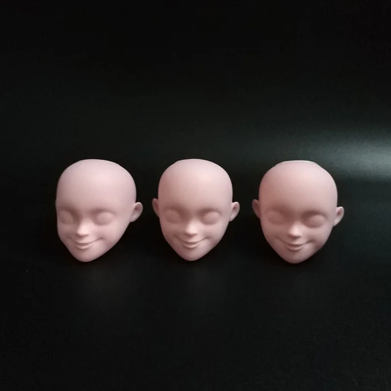 

1PCS White Skin BJD Doll Head Practice Makeup Makeup Doll Accessories 1/6 Soft Ball Jointed Fits 30cm Body