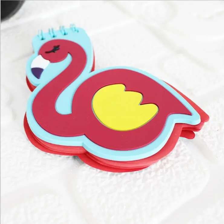 Мини блокнот с милыми животными единорог сова карман пустые граффити спираль