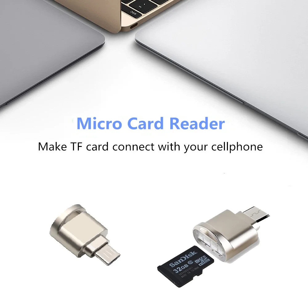 Android телефонный адаптер Micro USB SD TF считыватель карт OTG для SAMSUNG E110S/GALAXY A9/GALAXY Note 3