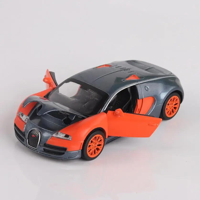 1/32 Diecasts &amp Toy транспортные средства литой Сплав Bugatti Veyron модель автомобиля со