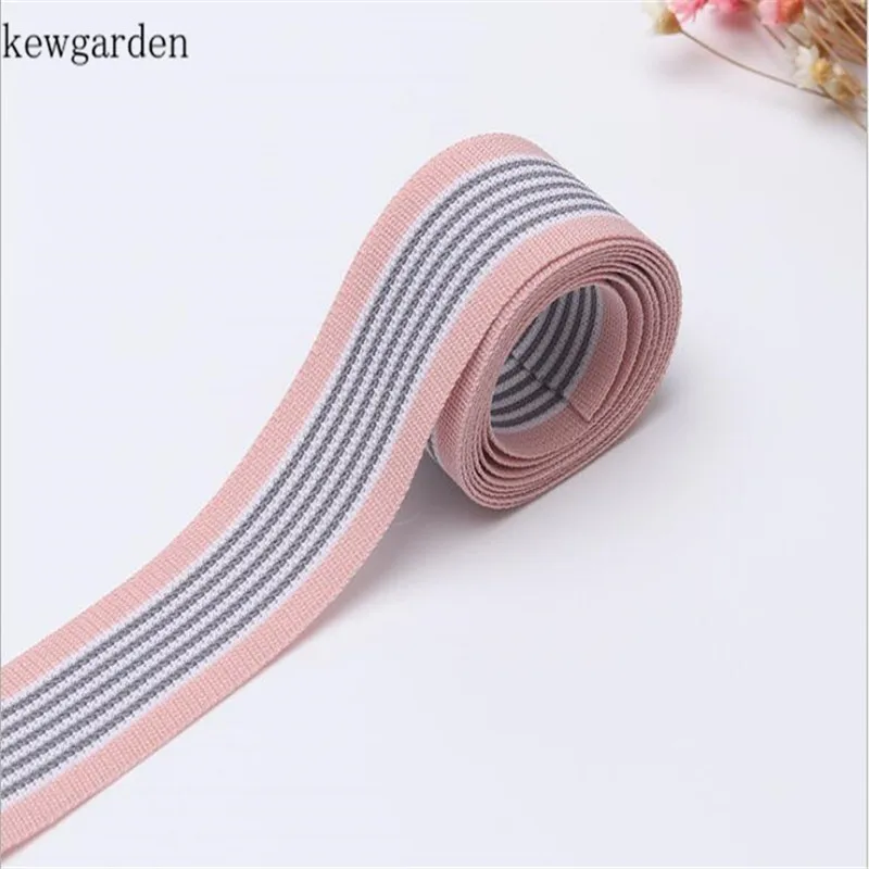 Kewgarden 5/8 &quot1&quot 1-1/2 &quotполоса вязания атласные ленты DIY бант лента вручную