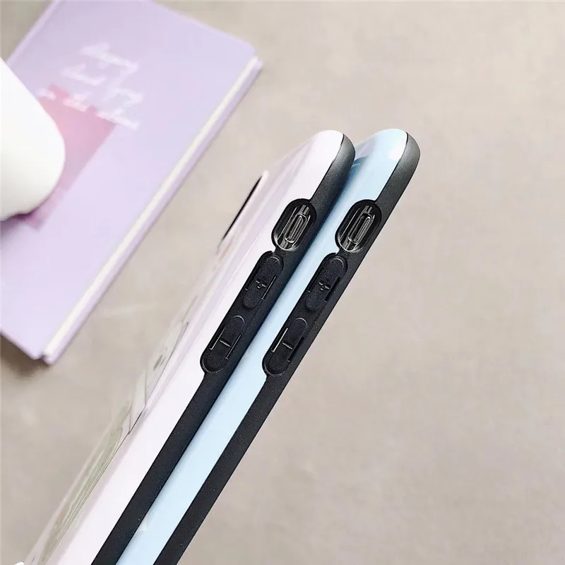 Милый чехол для iPhone X XS XR MAX 6 6s Plus 7 8 мягкий силиконовый |