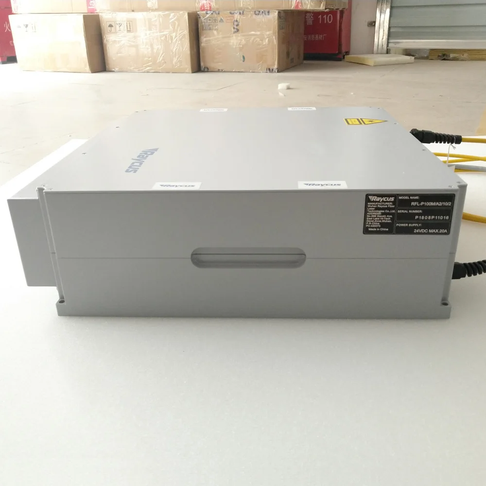 Raycus 100 Вт импульсный волоконный лазерный источник Волоконно генератор Модель RFL