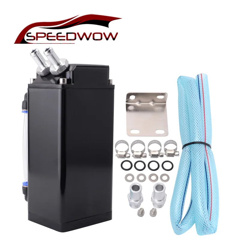 Гоночный маслоуловитель SPEEDWOW квадратный топливный бак 0 75 л красный серебристый