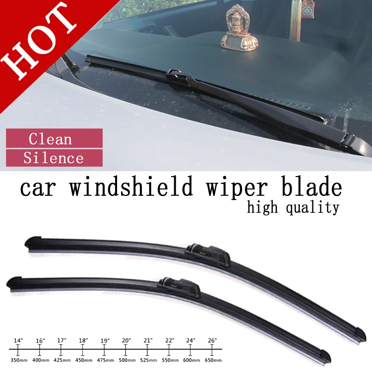 Щетка стеклоочистителя 14 26 дюймов из натурального каучука|windshield wiper|wiper bladecar wiper |