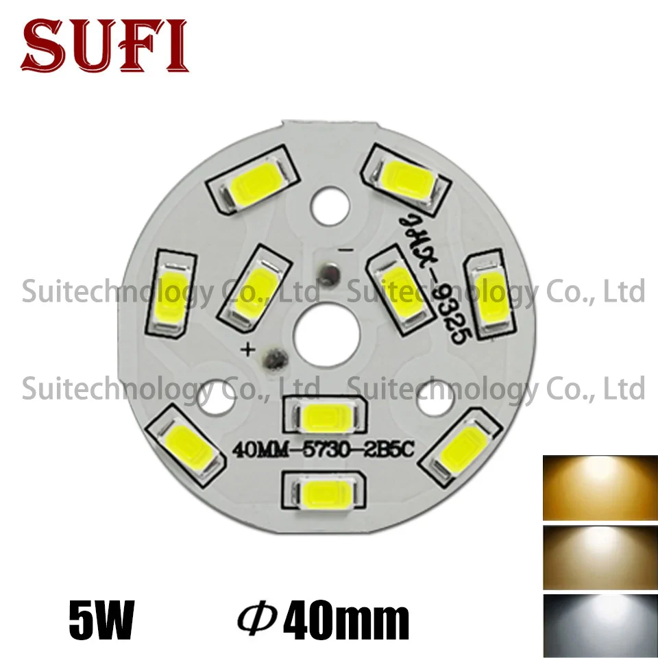 

Светодиодная плата LCFOCUS SMD5730 5Вт 40мм белый/натуральный белый/теплый белый