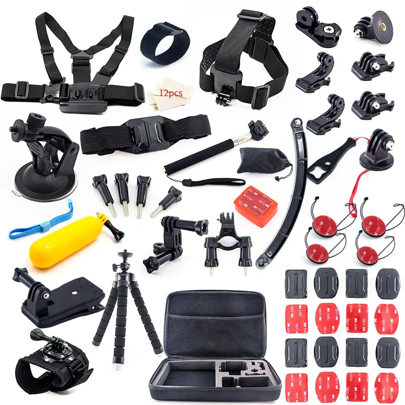 Аксессуары для Go pro чехол GoPro Hero 7 6 5 4 3 Xiaomi yi mijia k комплект аксессуаров SJCAM SJ6 SJ7 4k