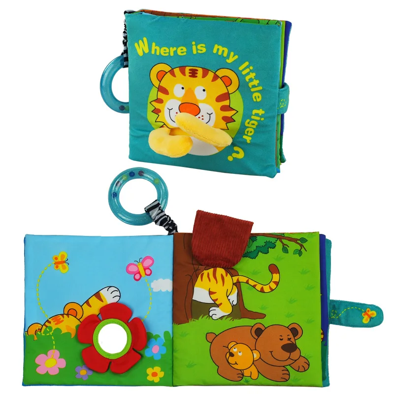 Игрушек! Lalabby детская игрушка мягкая книга из объемной ткани мой маленький