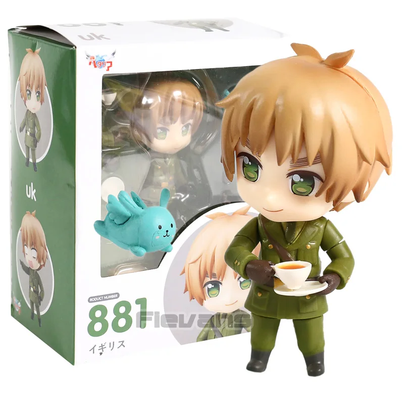 Nendoroid 881 хеталия и страны мира с пересекающимися мигающими звездами Англия Артур Киркланд ПВХ, движущаяся фигурка, Коллекционная модель, игрушка