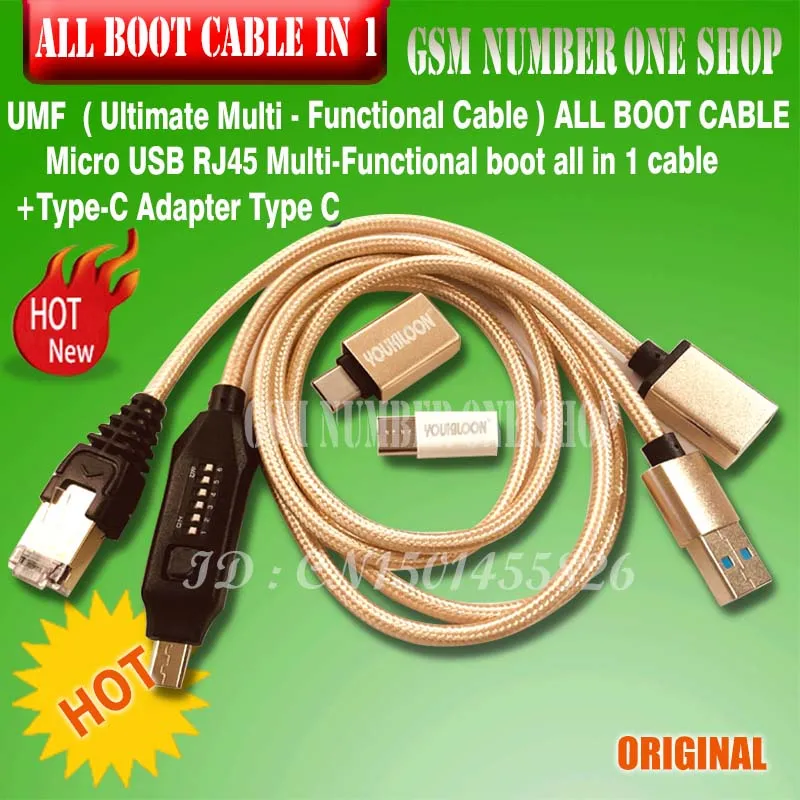 Новейший оригинальный Micro USB RJ45 UMF UItimate многофункциональный кабель Все в 1 +