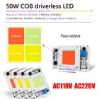 Светодиодный прожектор с COB-чипом, 50 Вт, 110 В переменного тока, 220 В переменного тока