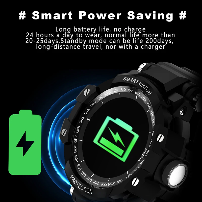 FREZEN GW68 Смарт Часы Heart Rate крови Давление открытый Для мужчин спортивные Smartwatch