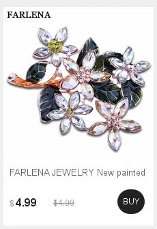 FARLENA ювелирные изделия горячая Распродажа Красочные Хрустальные Стразы булавки, брошка, бабочка модные броши для женщин
