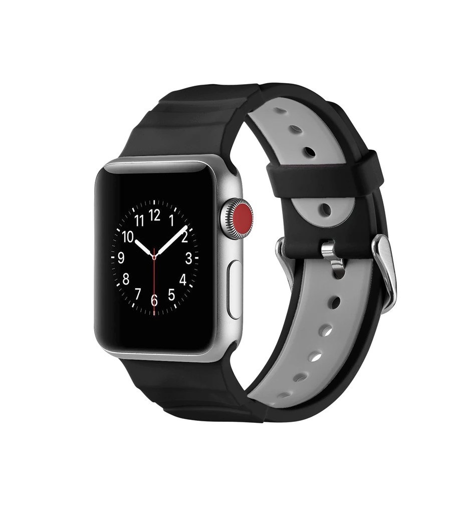 Для Apple Watch Series 4 44 мм 40 силиконовый ремешок для 1 2 3 заменить мужчин t группа женский