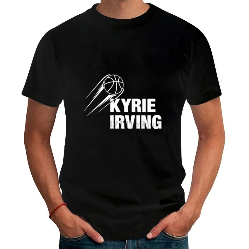 Новинка футболки с логотипом Kyrie Irving мужские летние коротким рукавом