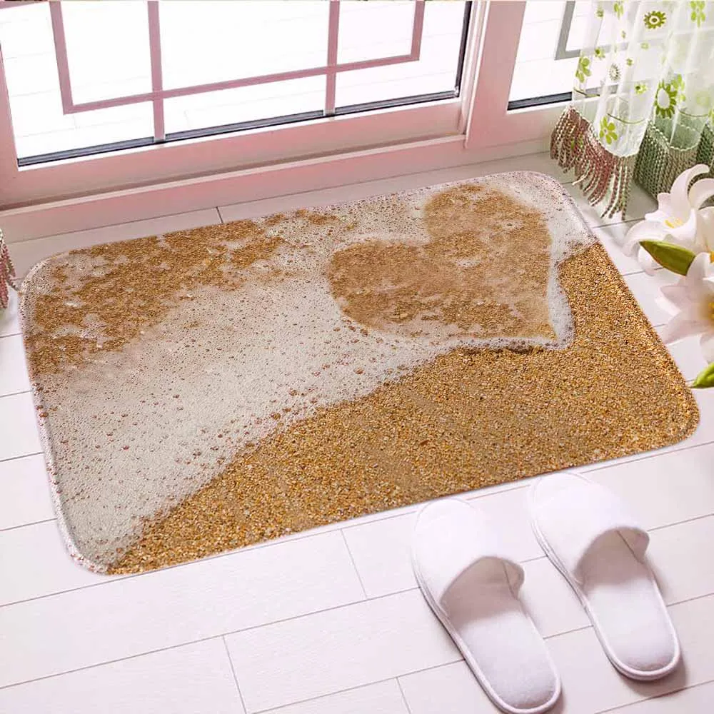 Морской пляжный Придверный коврик с цифровой печатью традиционный напольный