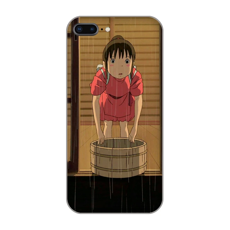 Spirited away Chihiro Ogino Sen Haku Soft TPU Phone back Cover Case for iphone 4 5 5s se 6 6s 8 plus 7 Plus X XR XS MAX shell |