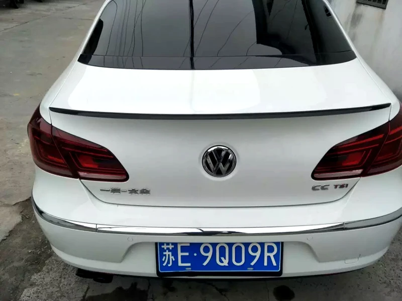Дизайн для Volkswagen VW CC B модель 2009 до ветровое лезвие Высокое качество Спойлер Белый Черный Цвет Грунтовка краски спойлеры