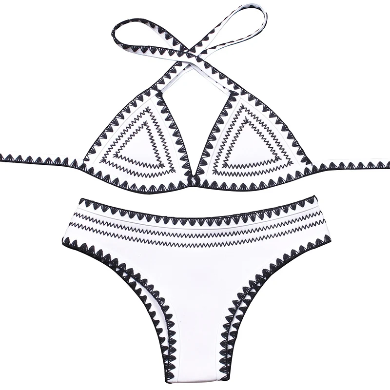 Женский неопреновый купальник-бикини KayVis бразильский купальник с лямкой через