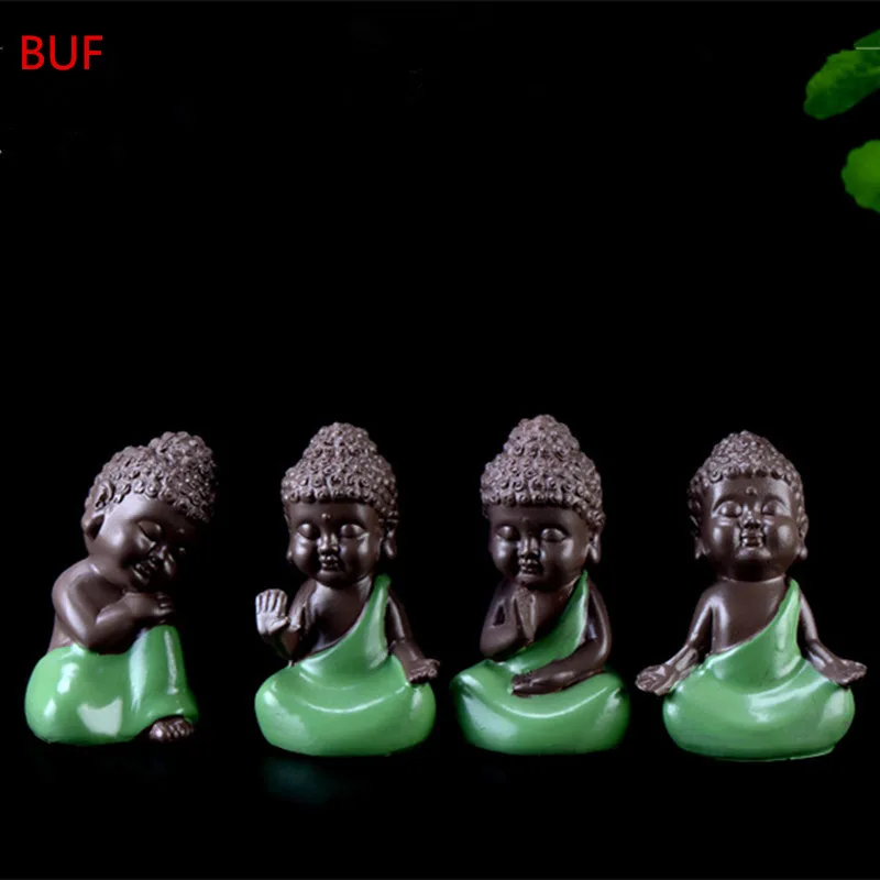 4 шт./компл. маленькая статуя Будды статуэтка монаха татагата Индия Йога мандала