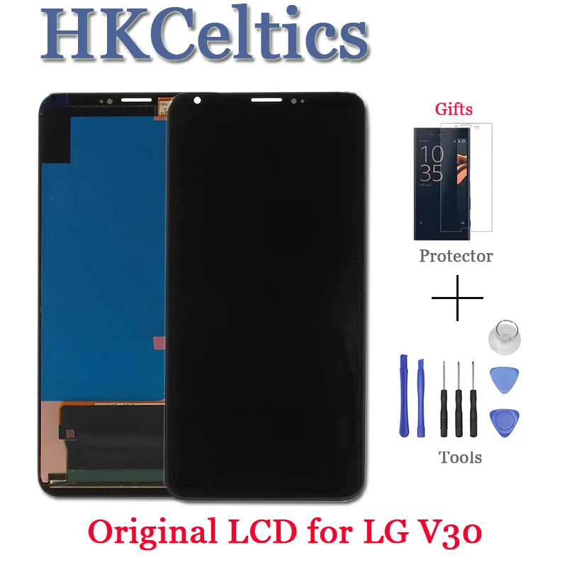 6 0 &quotдюймовый OLED дисплей для LG V30 LCD + сенсорный экран дигитайзер с рамкой Запасные