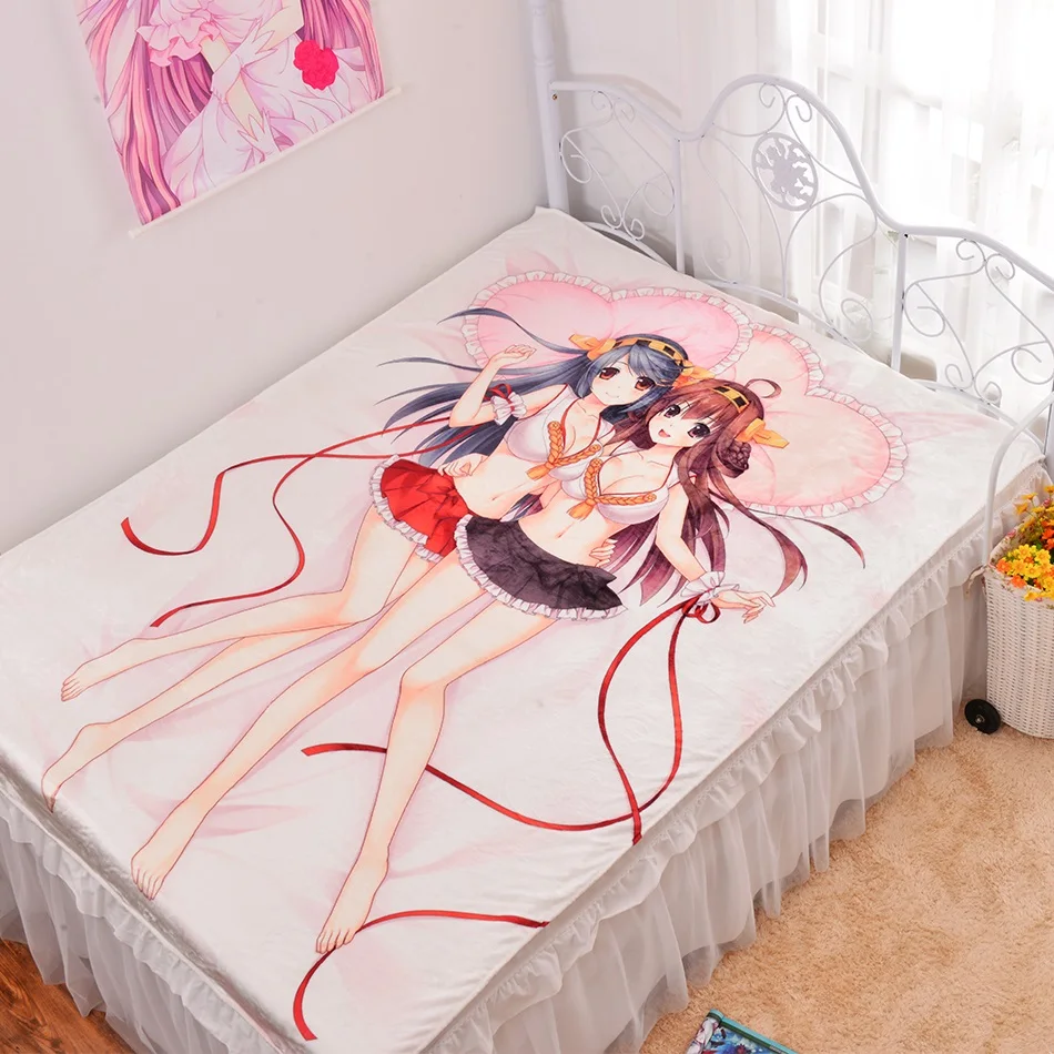 Аниме Kantai Коллекция Kongo Haruna простыня для постельного белья Kancolle сексуальный 3d