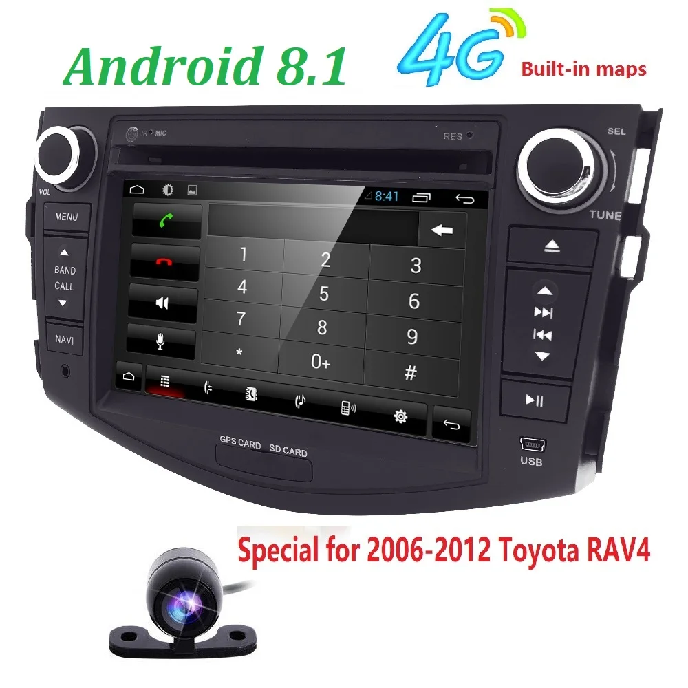 2 din автомобильный радиоприемник gps Android 8 1 Автомобильный DVD плеер для Toyota Previa RAV 4 RAV4